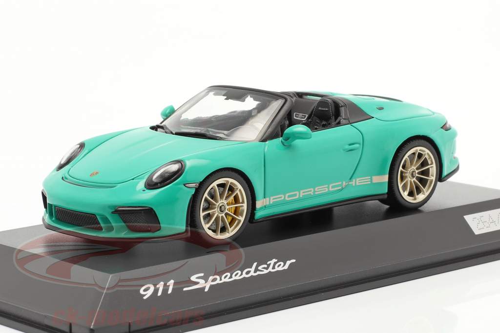 Porsche 911 (991 II) Speedster verde giada 1:43 Spark