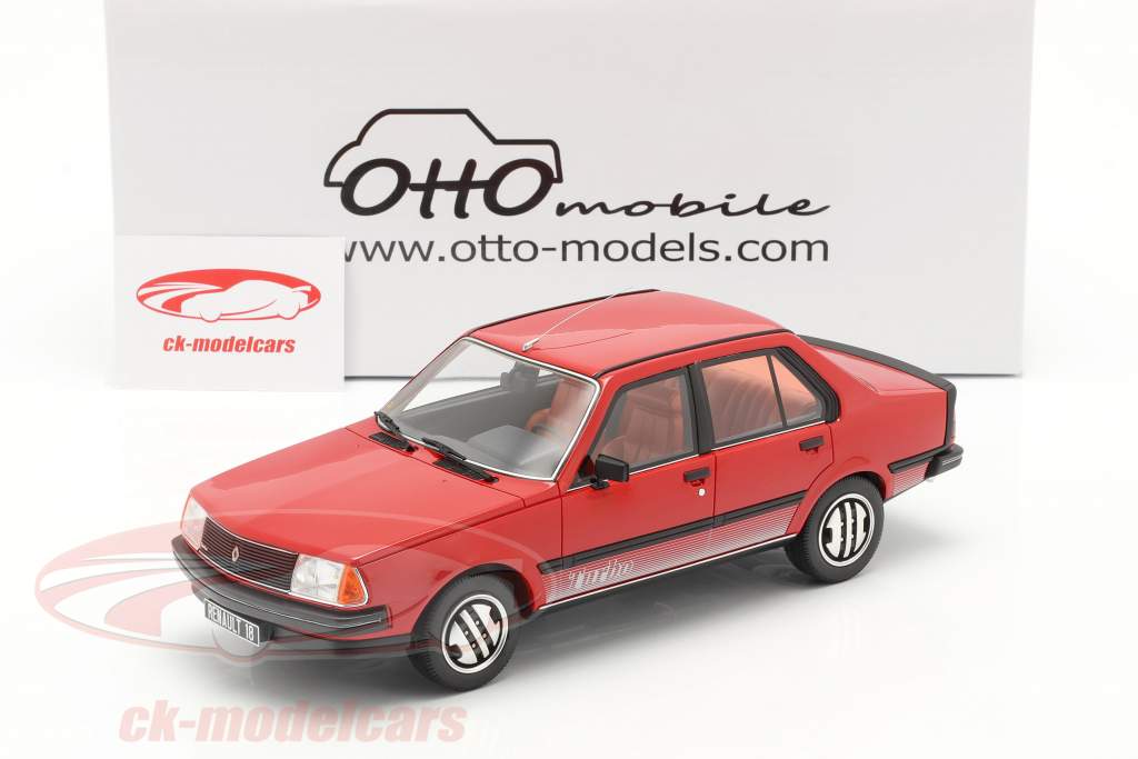 Renault 18 Turbo Byggeår 1981 rød 1:18 OttOmobile