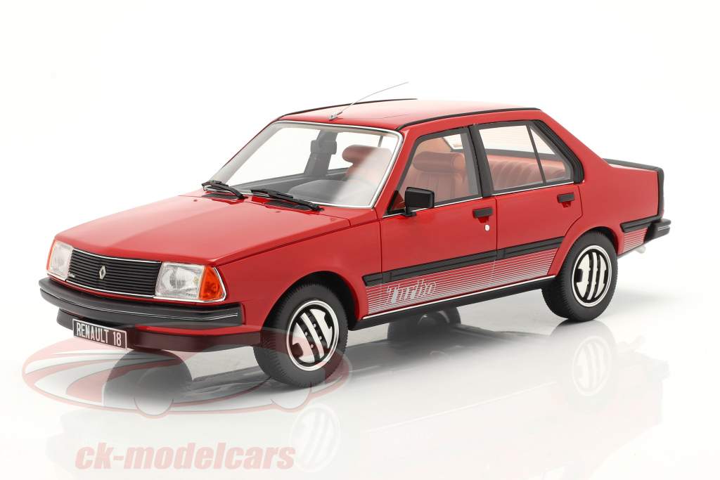 Renault 18 Turbo Bouwjaar 1981 rood 1:18 OttOmobile