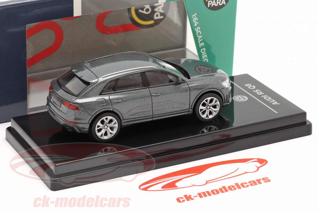 Audi RS Q8 year 2018 daytona grey metallic 1:64 Paragon Models