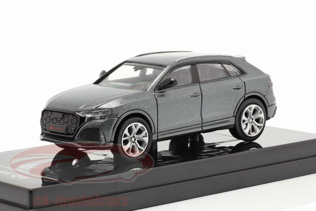Audi RS Q8 year 2018 daytona grey metallic 1:64 Paragon Models