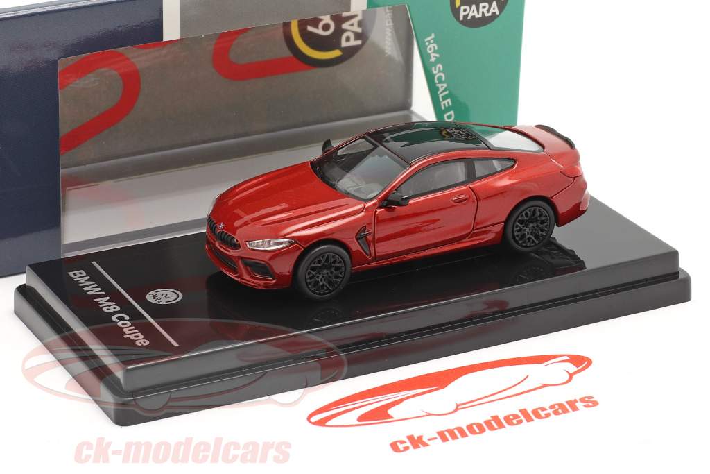 BMW M8 Coupe Baujahr 2018 motegi rot 1:64 Paragon Models
