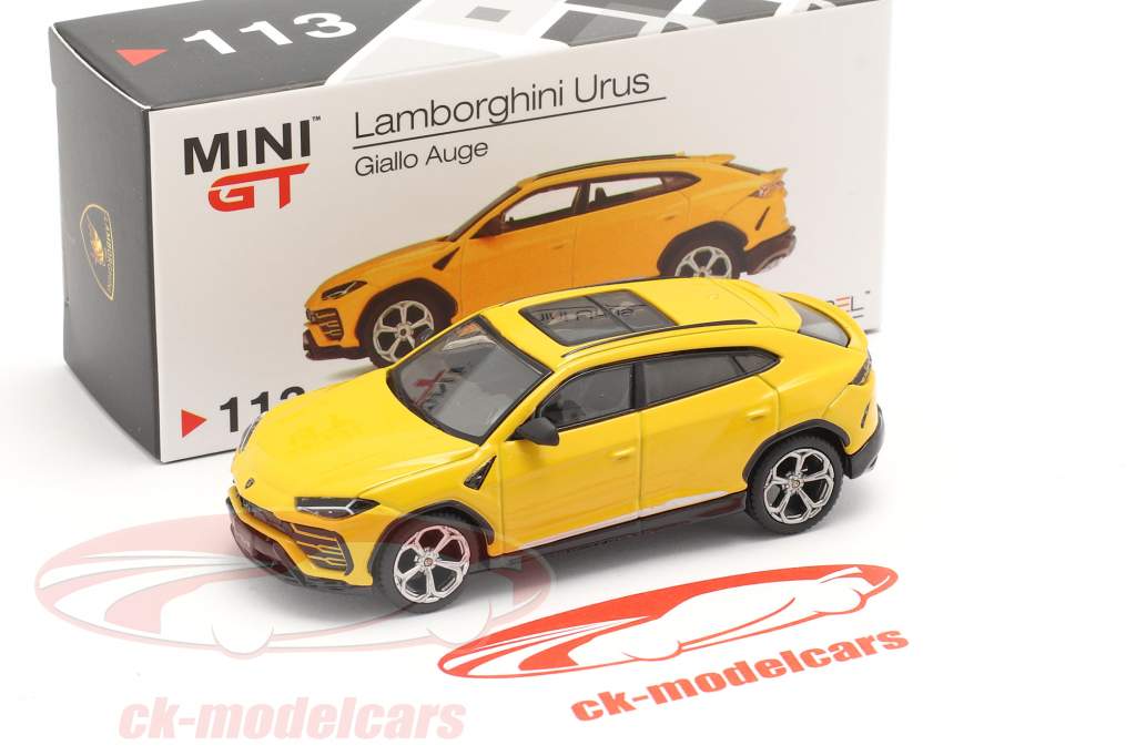 Lamborghini Urus Año de construcción 2019 amarillo 1:64 TrueScale
