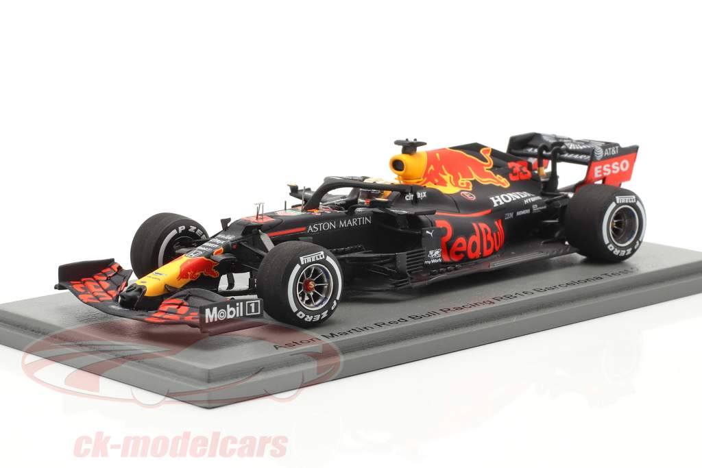 Max Verstappen Red Bull Racing RB16 #33 Barcelona Test formula 1 2020 1:43 Spark