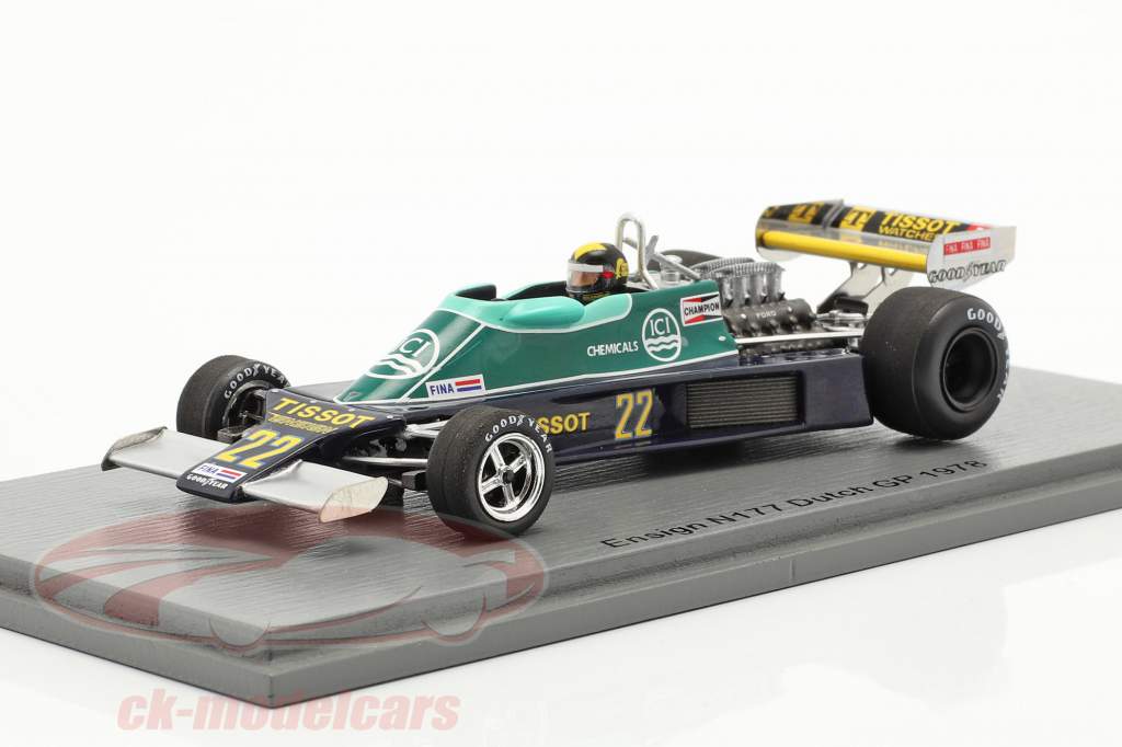Derek Daly Ensign N177 #22 olandese GP formula 1 1978 1:43 Spark