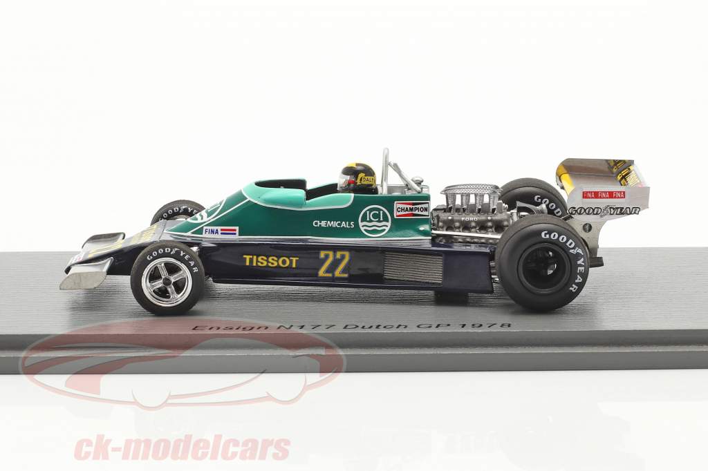 Derek Daly Ensign N177 #22 olandese GP formula 1 1978 1:43 Spark