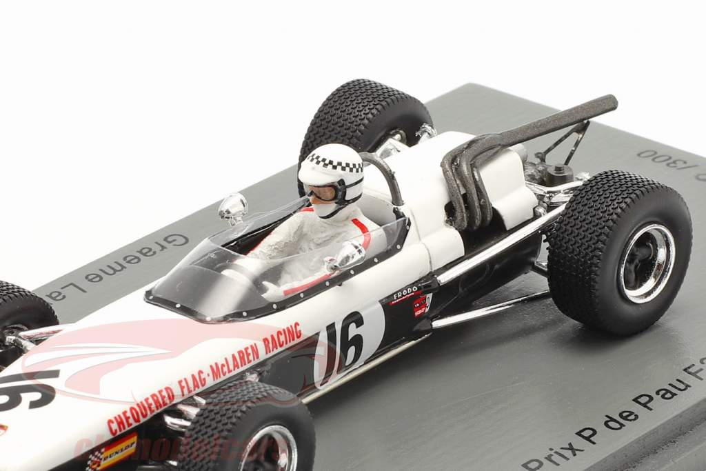 Graeme Lawrence McLaren M4A #16 GP de Pau formula 2 1968 1:43 Spark