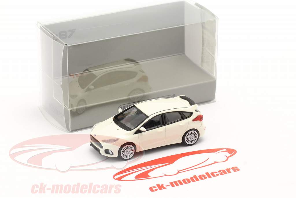 Ford Focus RS año 2018 blanco 1:87 Minichamps