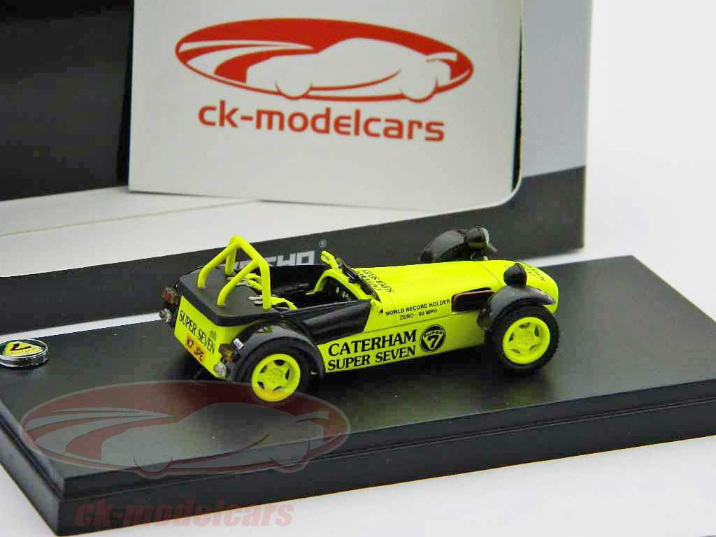 KYOSHO ケーターハム　スパーセブン（イエローライン） 絶版未展示品 京商 1/18 ケータハム スーパーセブン イエロー