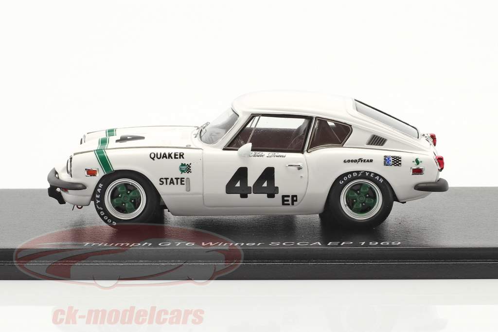 Triumph GT6 #44 winnaar SCCA EP 1969 M. Downs 1:43 Spark