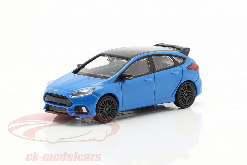 Ford Focus RS год 2018 синий металлический 1:87 Minichamps