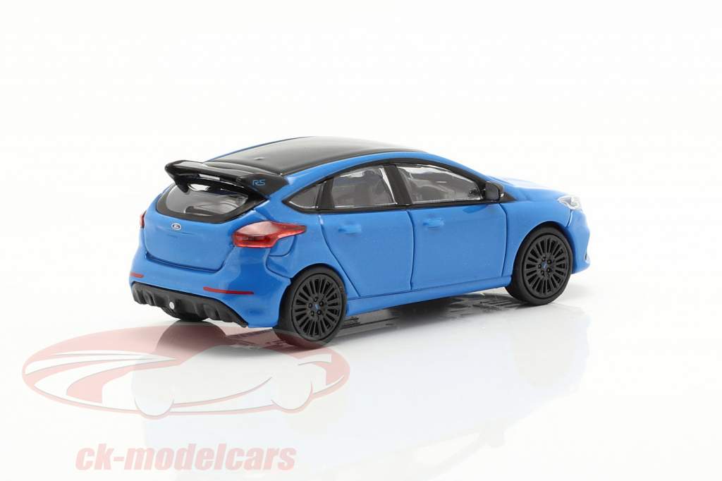 Ford Focus RS год 2018 синий металлический 1:87 Minichamps