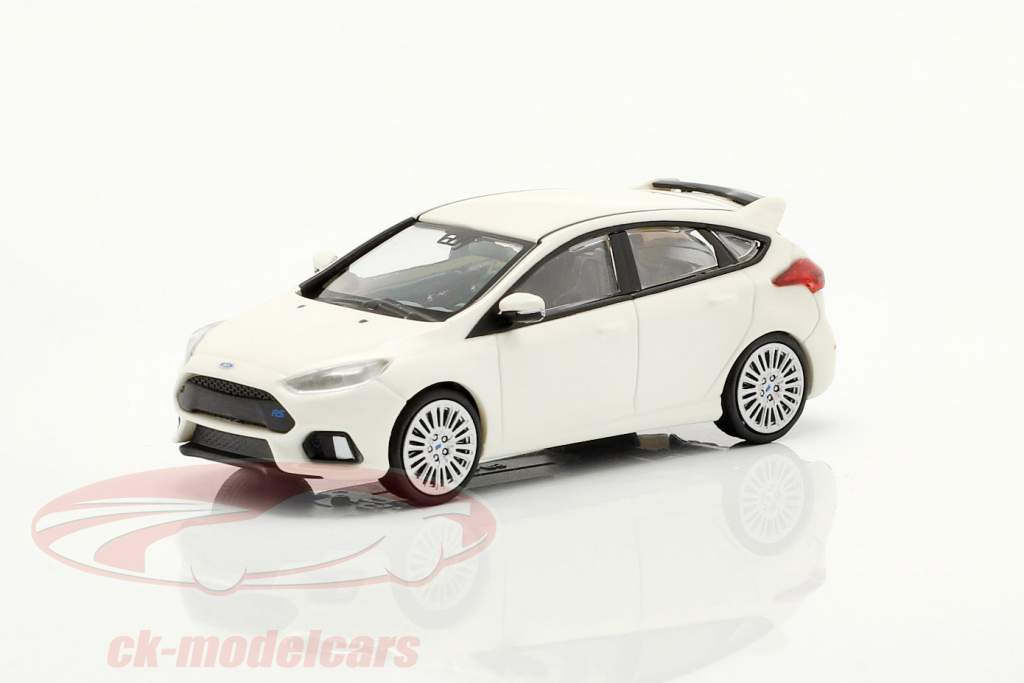 Ford Focus RS an 2018 blanc 1:87 Minichamps