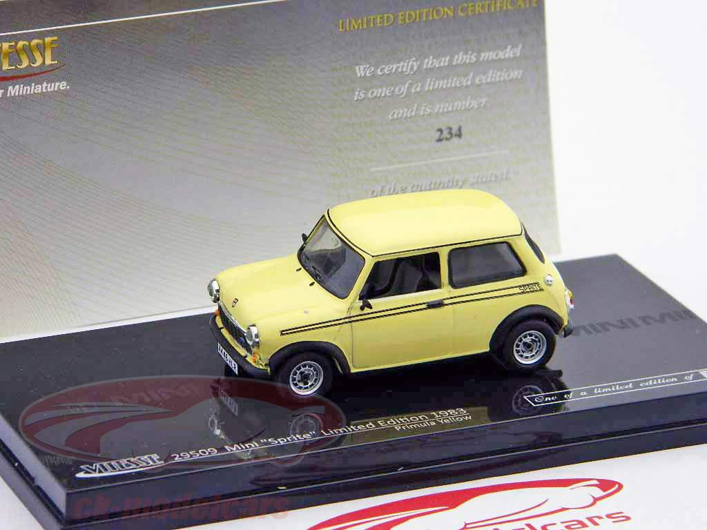Mini Sprite construit en 1983 Primrose 1:43 Vitesse