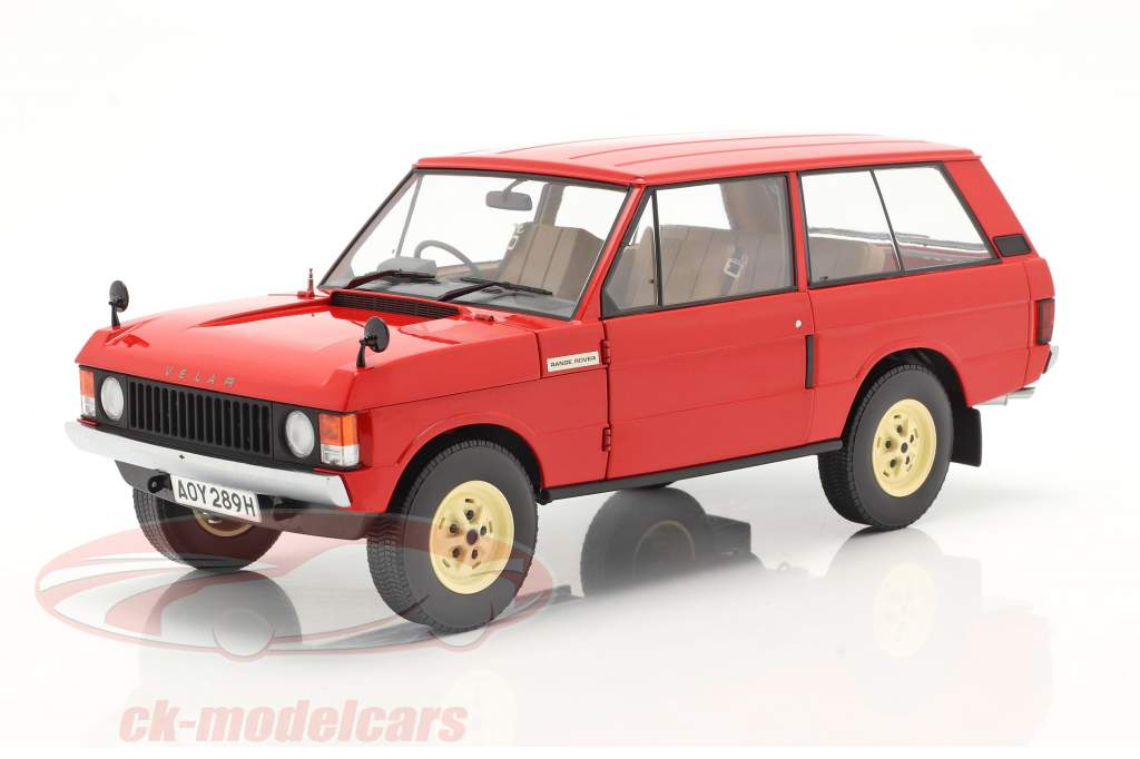 Land Rover Range Rover Velar First Prototype 1969 rød 1:18 Almost Real