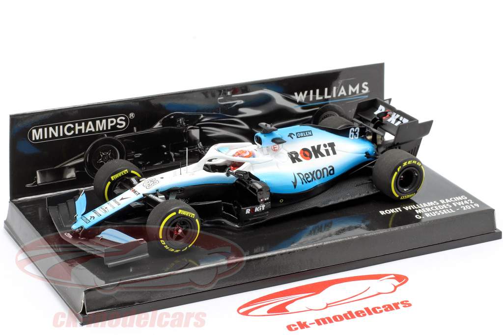 George Russell Williams FW42 #63 formula 1 2019 1:43 Minichamps