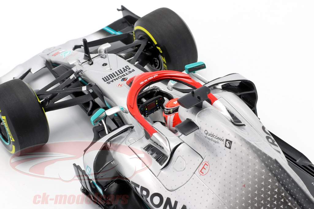 L. Hamilton Mercedes-AMG F1 W10 #44 Monaco GP Campeón mundial F1 2019 1:18 Minichamps