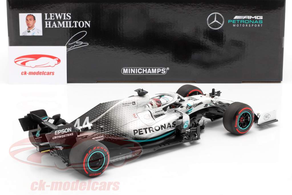 L. Hamilton Mercedes-AMG F1 W10 #44 Tedesco GP Campione del mondo F1 2019 1:18 Minichamps