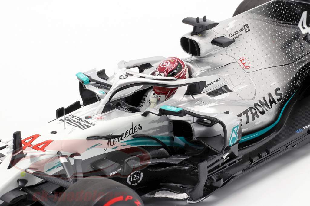 L. Hamilton Mercedes-AMG F1 W10 #44 Tedesco GP Campione del mondo F1 2019 1:18 Minichamps