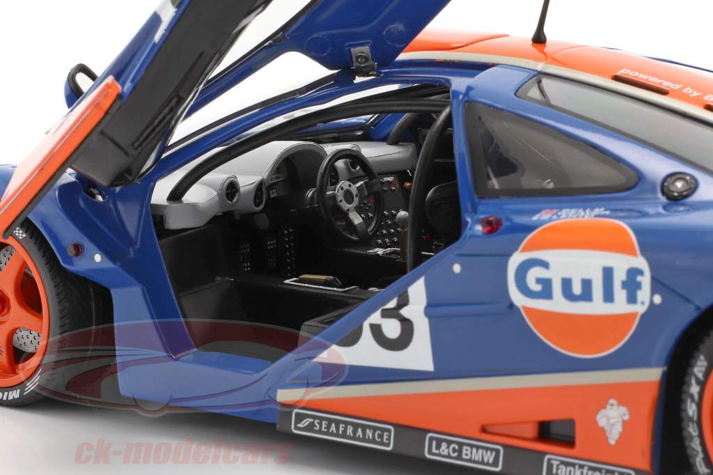 McLaren F1 GTR #33 Noveno 24h LeMans 1996 Gulf Racing 1:18 Solido