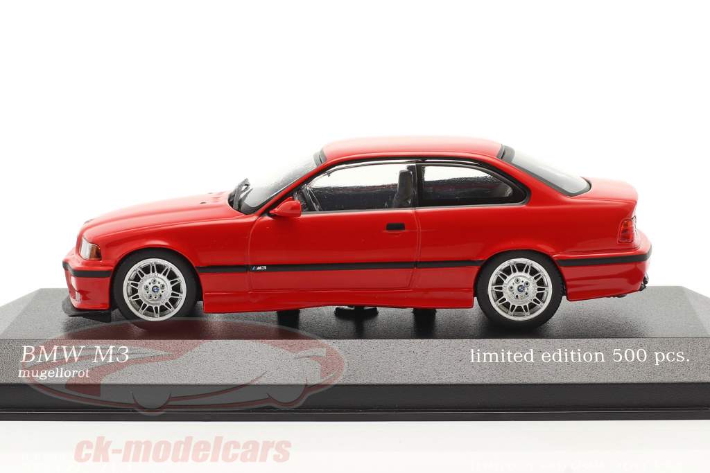 BMW M3 (E36) Anno di costruzione 1992 mugello rosso 1:43 Minichamps