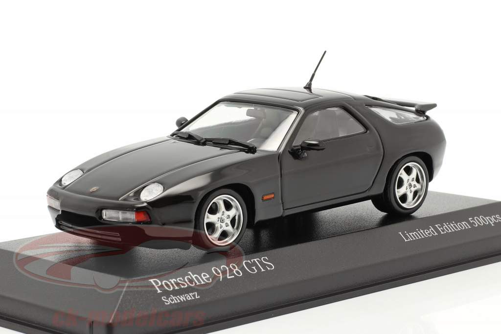 Porsche 928 GTS Anno di costruzione 1991 nero 1:43 Minichamps