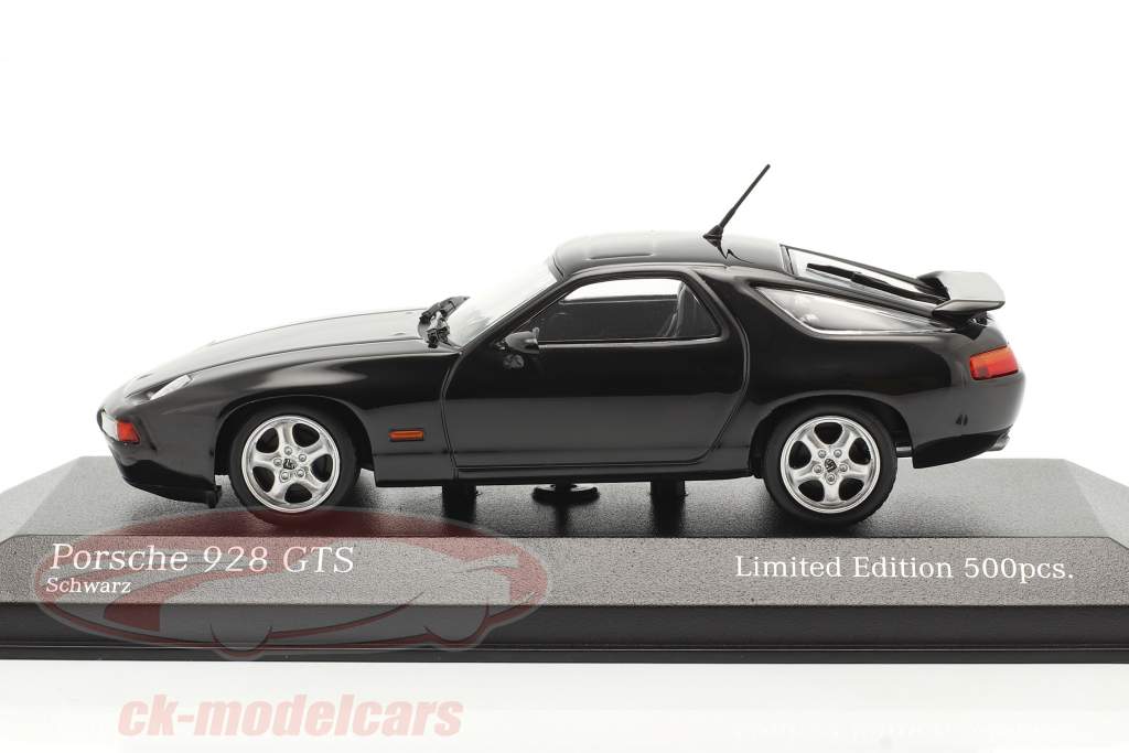 Porsche 928 GTS Anno di costruzione 1991 nero 1:43 Minichamps