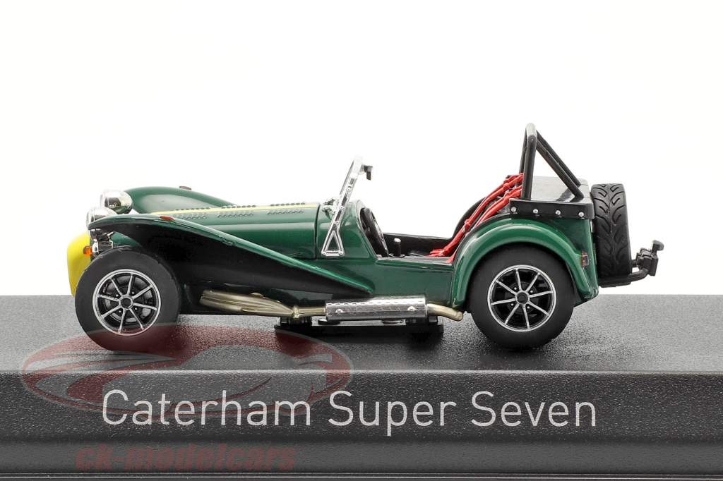 Caterham Super Seven Année de construction 1979 vert / Jaune 1:43 Norev