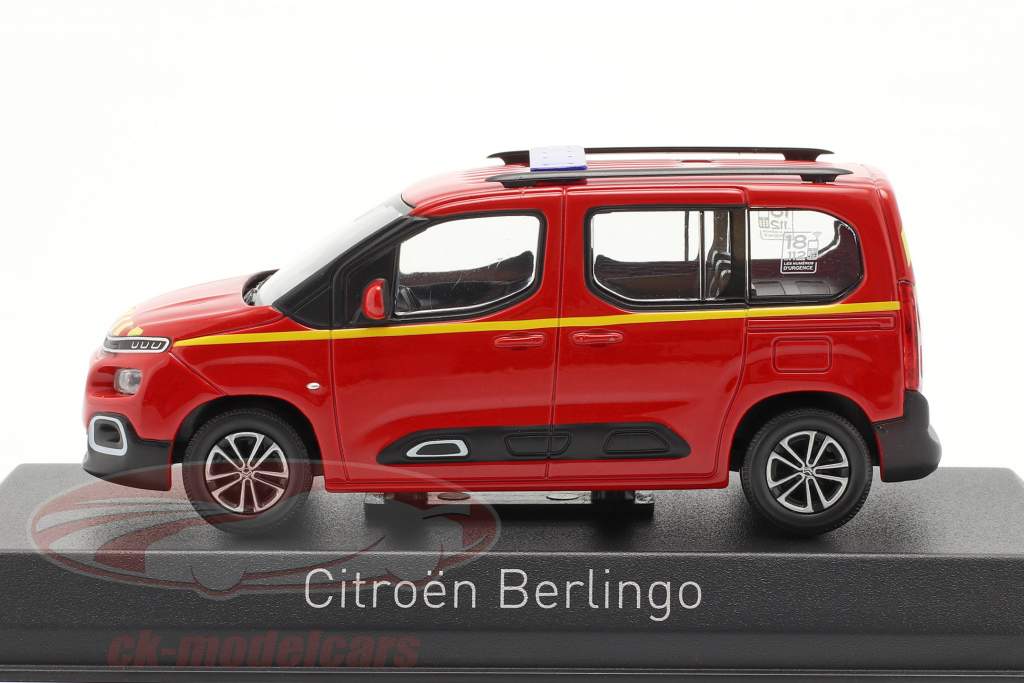 Citroen Berlingo Pompiers year 2020 red 1:43 Norev