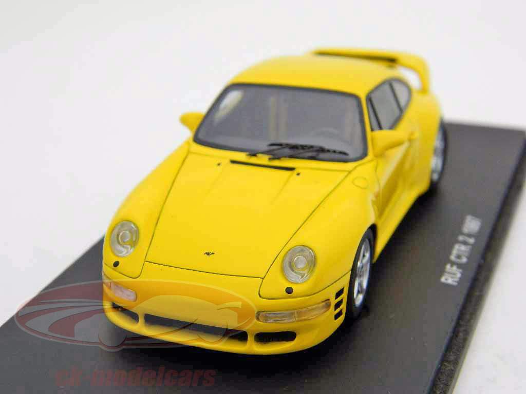 保时捷RUF CTR 2年1997黄色/黄色火花1:43