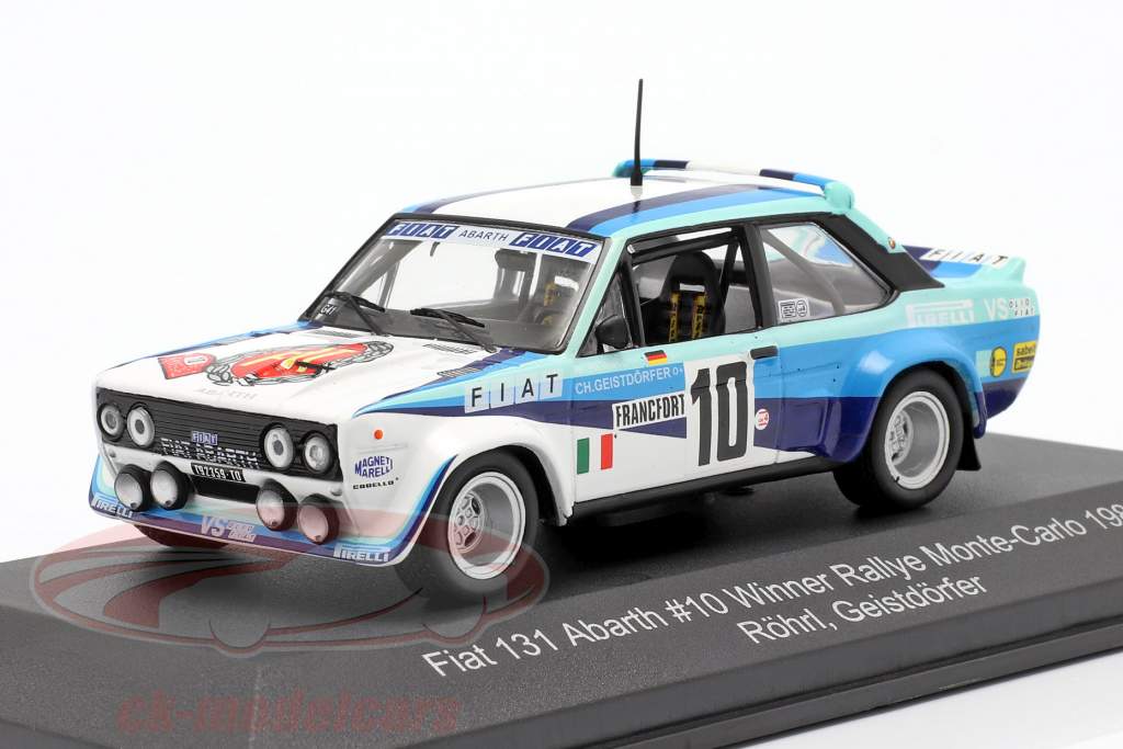 Fiat 131 Abarth #10 winnaar Rallye Monte Carlo 1980 Röhrl, Geistdörfer 1:43 CMR