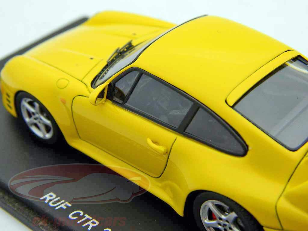 保时捷RUF CTR 2年1997黄色/黄色火花1:43