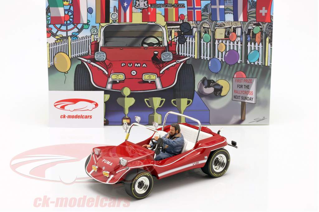 Puma Dune Buggy 1972 用 数字 Bud Spencer 1:18 Laudoracing Models