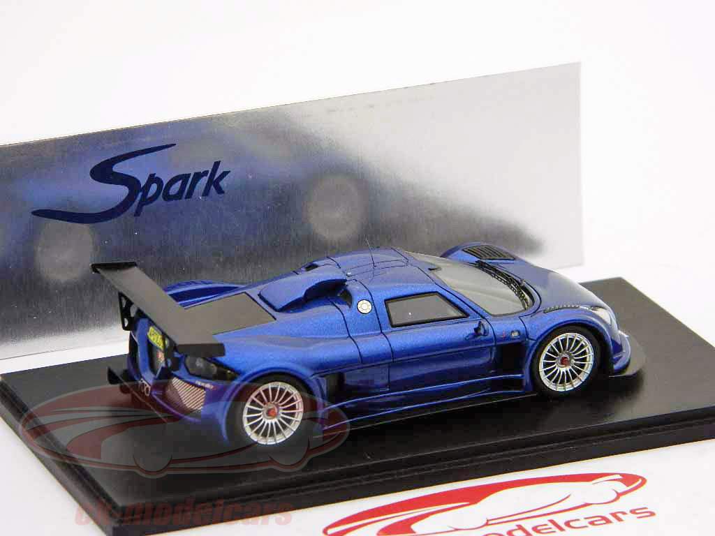 Gumpert Apollo S 2008 metallic blue 1:43 Spark