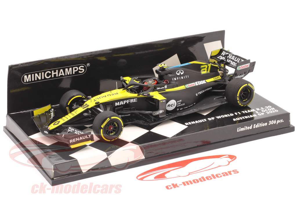 Esteban Ocon Renault R.S.20 #31 Österreich GP Formel 1 2020 1:43 Minichamps