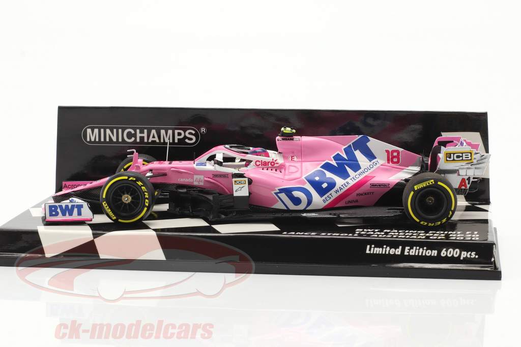 Lance Stroll Racing Point RP20 #18 austriaco GP fórmula 1 2020 1:43 Minichamps