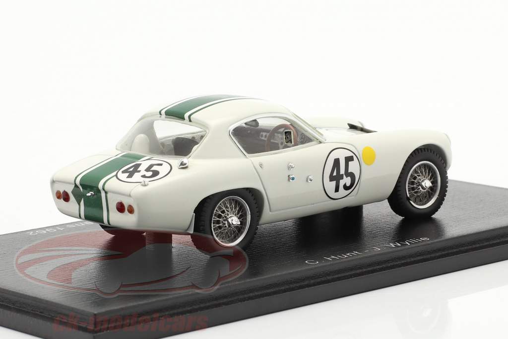 Lotus Elite MK XIV #45 24h LeMans 1962 Hunt, Wyllie 1:43 Spark