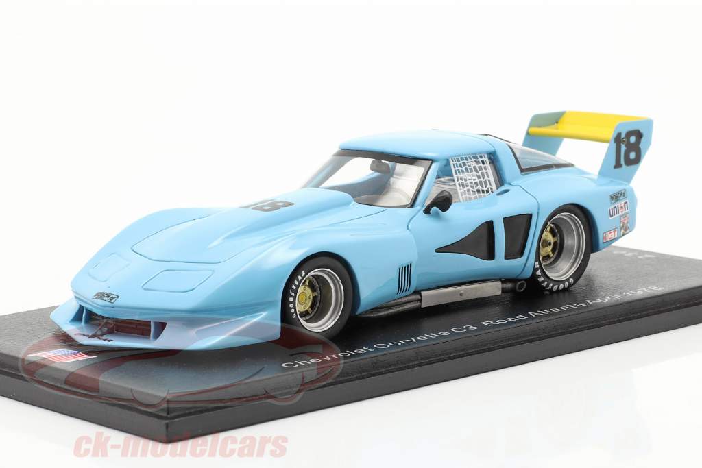 Chevrolet Corvette C3 #18 100 Miles Road Atlanta 1978 J. Paul 1:43 Spark