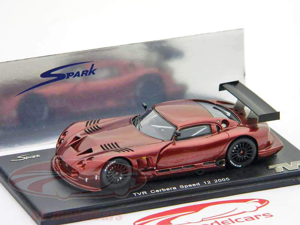 TVR Cerbera Speed 12 2005metallic red 1:43 Spark 