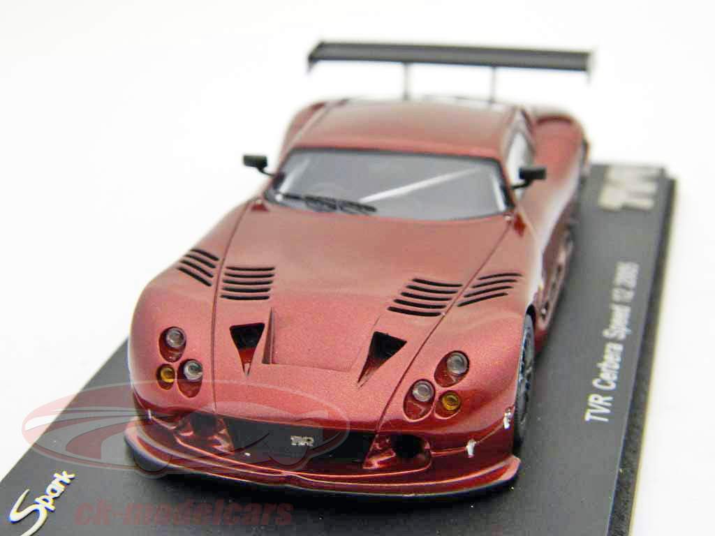 TVR Cerbera Speed 12 2005metallic red 1:43 Spark 