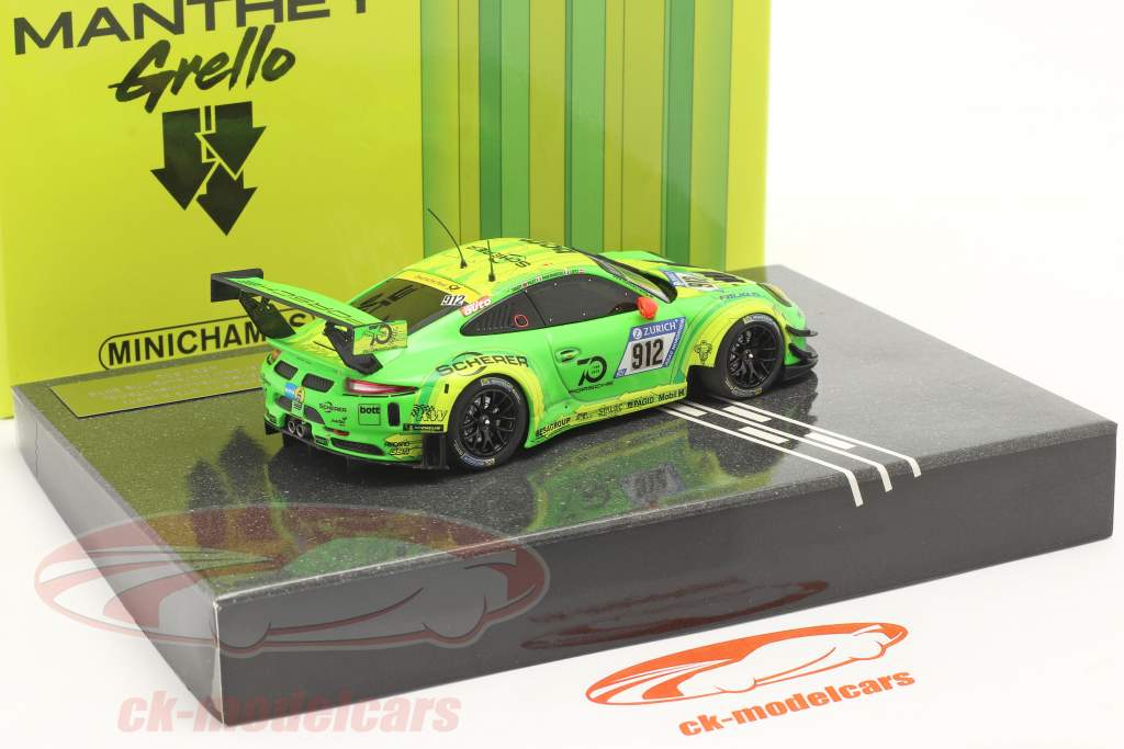 Porsche 911 (991) GT3 R #912 Winner 24h Nürburgring 2018 Manthey Grello 1:43 Minichamps