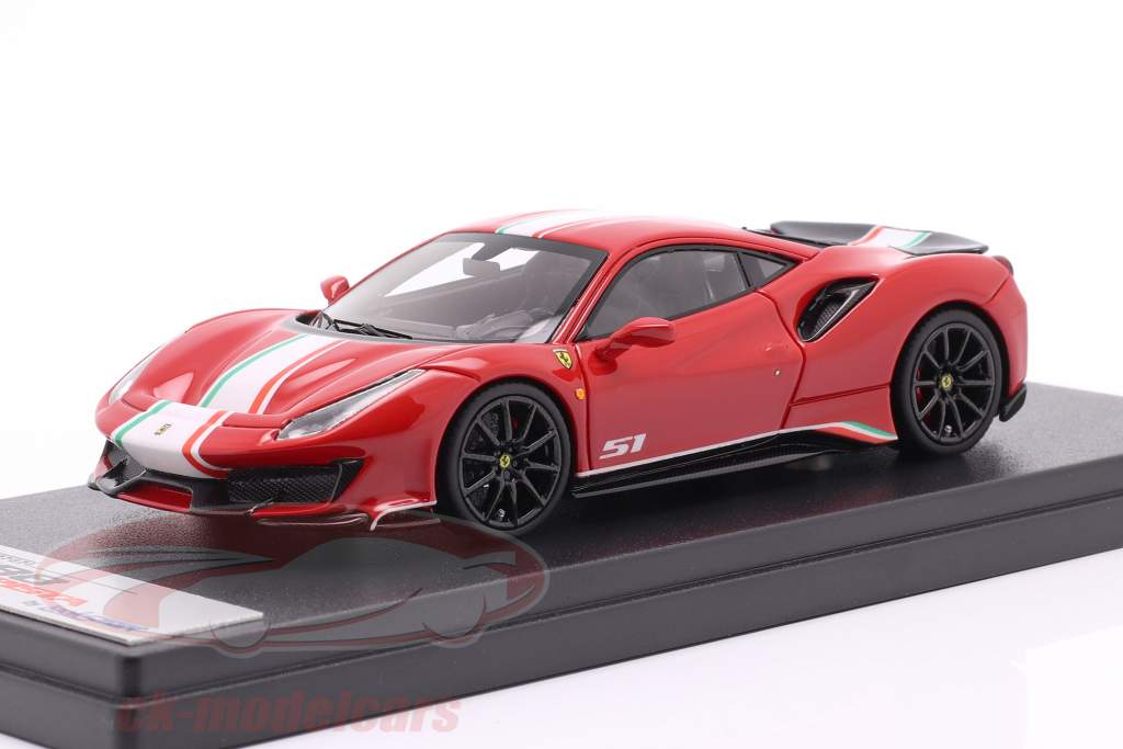 Ferrari 488 Pista Piloti #51 year 2019 corsa red 1:43 LookSmart
