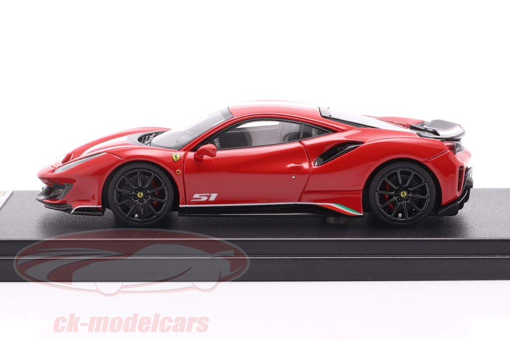 Ferrari 488 Pista Piloti #51 Anno di costruzione 2019 corsa rosso 1:43 LookSmart