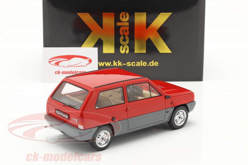 Fiat Panda 30 MK I Baujahr 1980 rot 1:18 KK-Scale