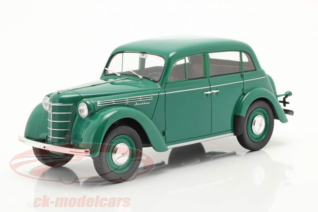 Moskvich 400 Année de construction 1946 vert 1:18 iScale