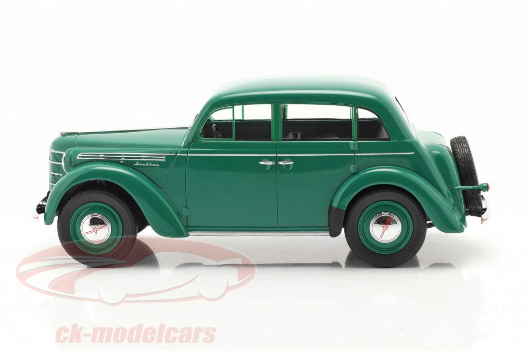 Moskvich 400 Année de construction 1946 vert 1:18 iScale