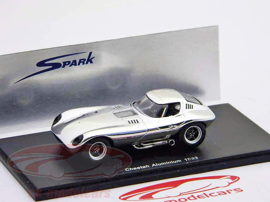 Cheetah aluminium chromé année 1963 Spark 1:43