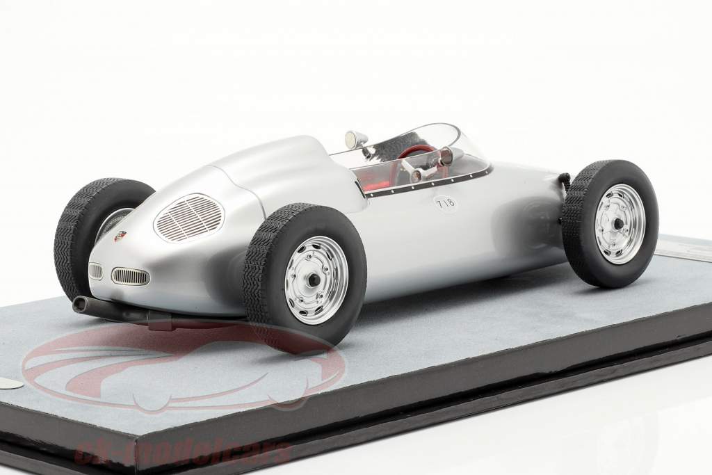 Porsche 718 F2 pressione versão 1960 prata 1:18 Tecnomodel