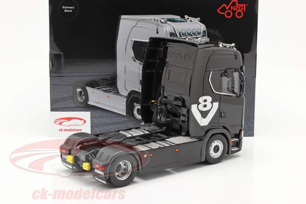 Scania V8 730S 4x2 Caminhão Preto 1:18 NZG