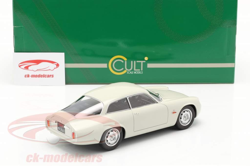 Alfa Romeo Giulietta Sprint Zagato Coda Tronca 1961 bianca 1:18 Cult Scale